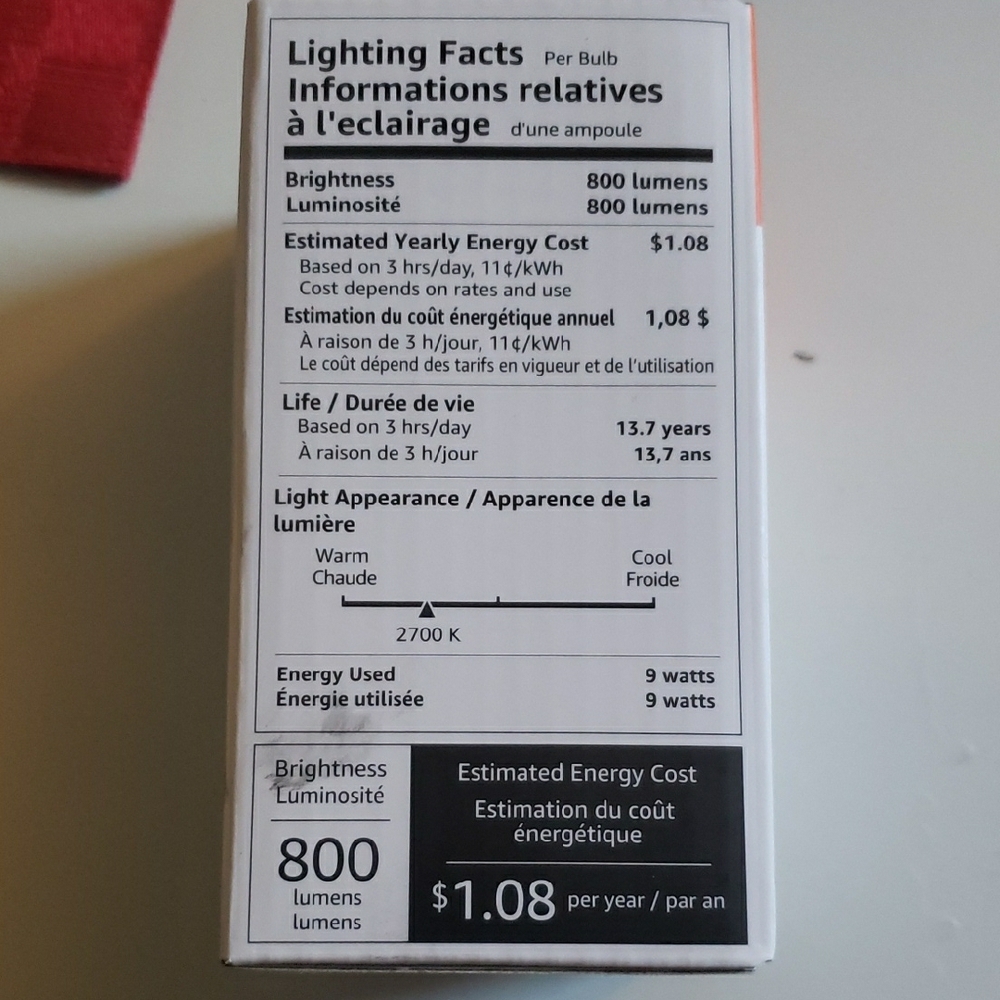 Amazon Basics Color Changing LED Light Bulb - Picture 4 of 5